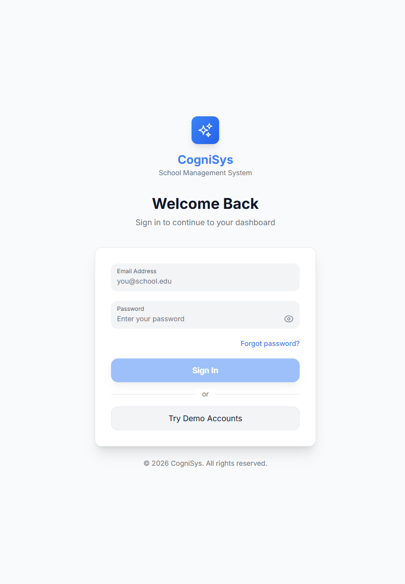 CogniSys Sign in tablet interface