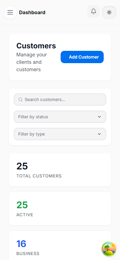 swiki Customers phone interface